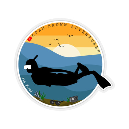 River Diving Sticker